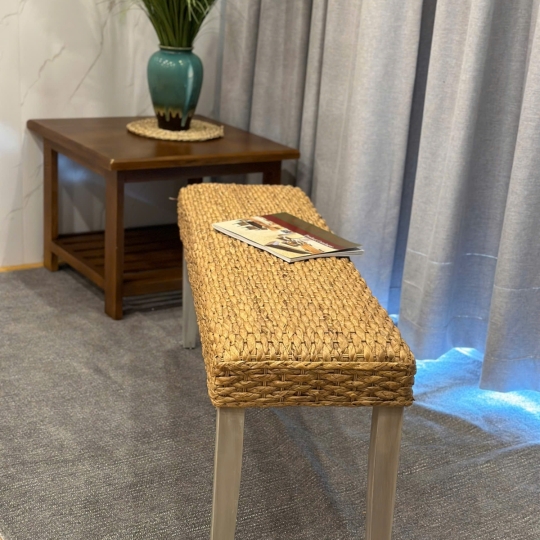 Ghế bench lục bình với nệm TCC - BENCH01
